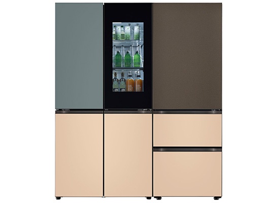 Серия многокамерных холодильников LG кроссдверного и французского форматов