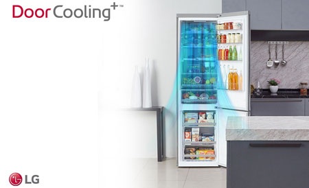 Технология DoorCooling+ в холодильнике LG