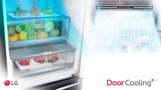 Холодильник LG с системой Door Cooling