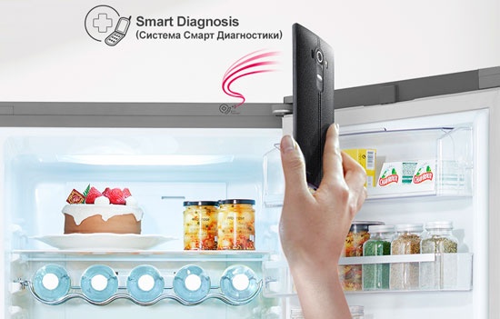 Холодильник LG с системой Smart Diagnosis