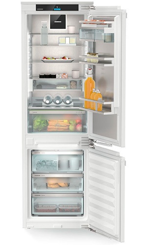 Двухкамерные встраиваемые холодильники Liebherr 