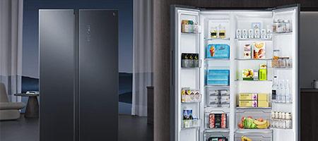 Xiaomi представила Side-by-side холодильник Mijia 540L Ice Crystal Refrigerator с необычным оформлением