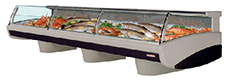 холодильная и морозильная витрина ELITE Агат 187 С рыба на льду