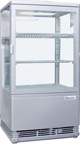 холодильная и морозильная витрина Convito RT58L-1 серебристая
