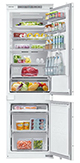 встраиваемый двухкамерный холодильник Samsung BRB267054WW